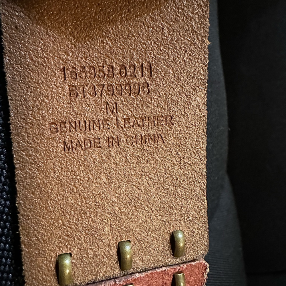 Fossil Multi Colored Patchwork Leather Belt Women… - image 6